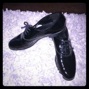 Barclay Men glossy ball dress shoes groom size 10